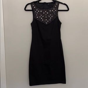 Zara little black dress with beading